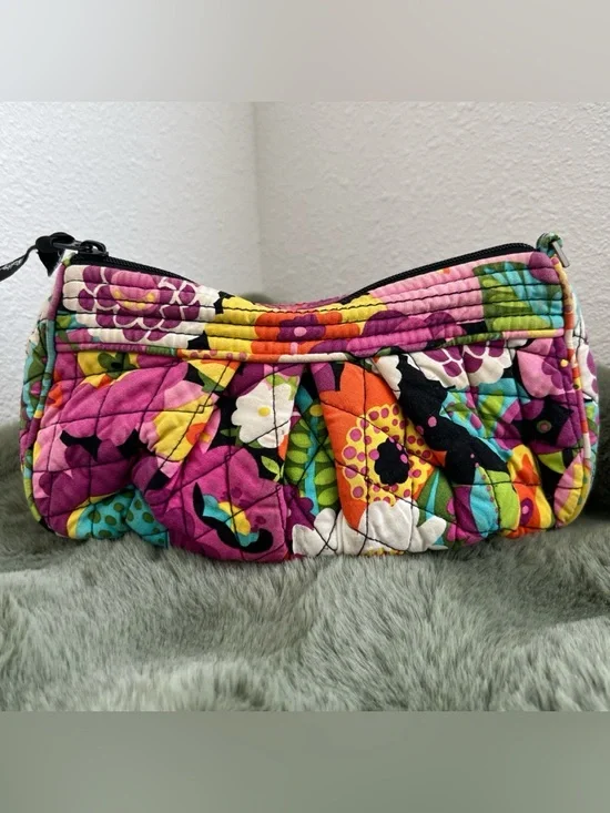 Vera Bradley Quilted Floral Makeup Bag - Picture 2 of 3